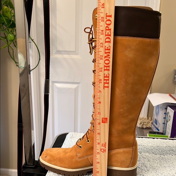 Timberland Tan Lace Up Boots with Nubuck Leather. Size 7. Excellent condition - Picture 13 of 13